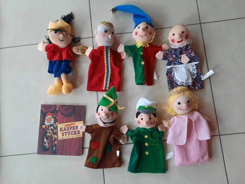 Kasperlefiguren handpuppen set - kasperlefiguren,