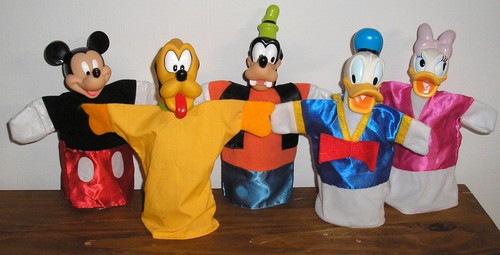 Disney handpuppen micky maus - handpuppen,