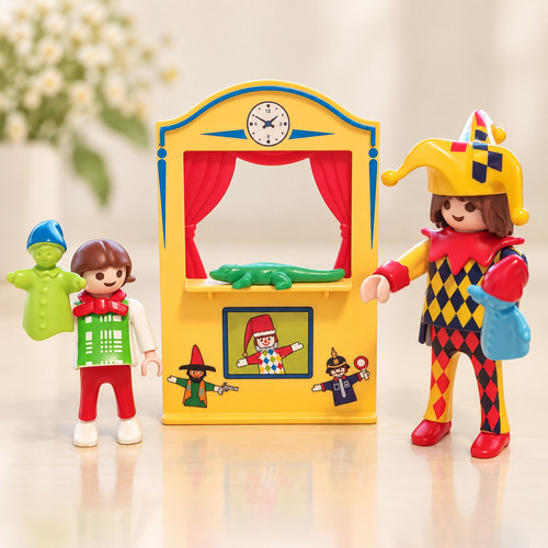 Playmobil puppentheater mit - puppentheater,