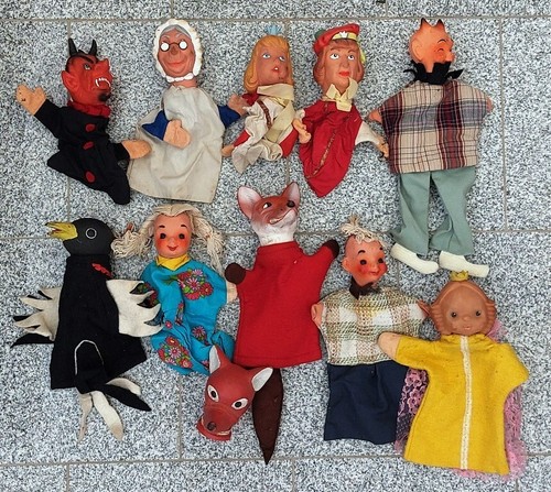 Kasperlefiguren 10 stück - kasperlefiguren,