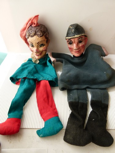 44421 antike kasperlefiguren - 44421,