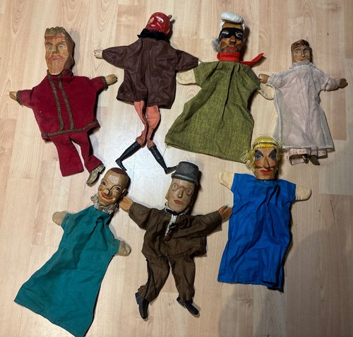 Uralte kasperle figuren aus - uralte,
